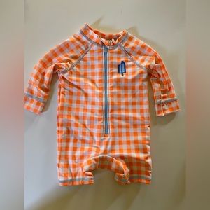 Baby 0-3 month 50+ UV protection Rashguard swimsuit NEW